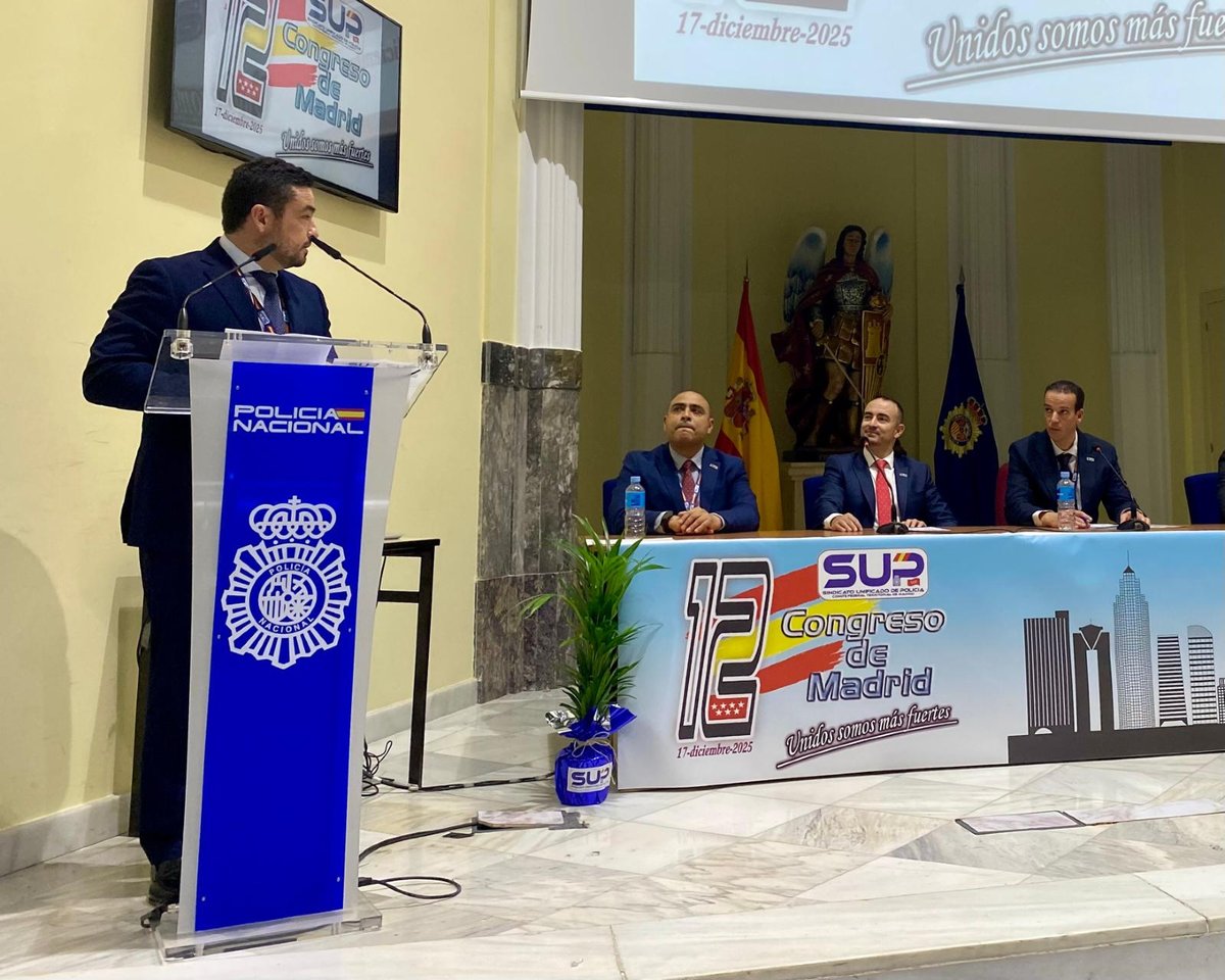 Sup_Policia's tweet image. Ayer tuvo lugar el 12º #CongresoFederal de @supmadrid 
Salimos con fuerza renovada para seguir luchando por los Derechos de los compañeros, impartir la mejor Formación y proporcionar unos Servicios de calidad
Damos la enhorabuena a José Antonio Feijóo y a su nueva Ejecutiva  y…