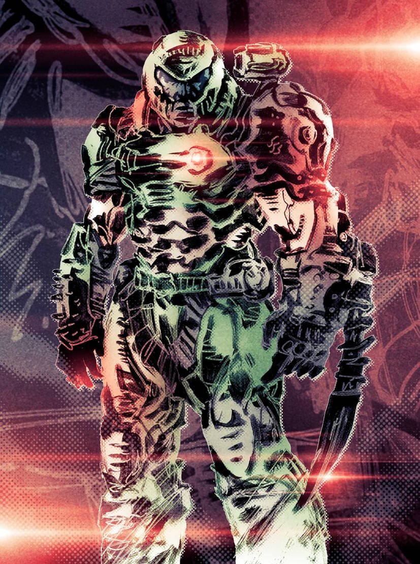 teoft_'s tweet image. DOOM SLAYER