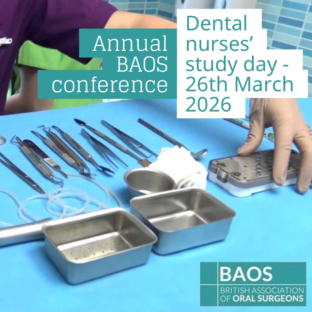 British Associaton of Oral Surgeons tweet media