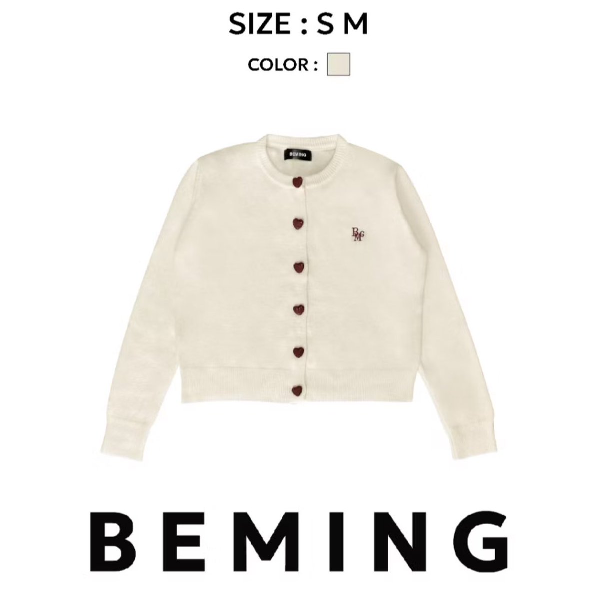 junnielemon1's tweet photo. ส่งต่อ 
beming knit cardigan ver.5 สีขาว กระดุมหัวใจ 380฿ รวมส่งคั้บ📦
ลองใส่ครั้งเดียว รู้สึกไม่ค่อยเข้ากับตัวเอง ยังไม่ตัดป้ายค่ะ #ส่งต่อเสื้อผ้ามือสอง #ส่งต่อเสื้อผ้ามือ2 #ส่งต่อ #ส่งต่อbeming #beming https://t.co/ljvq3fAQfz