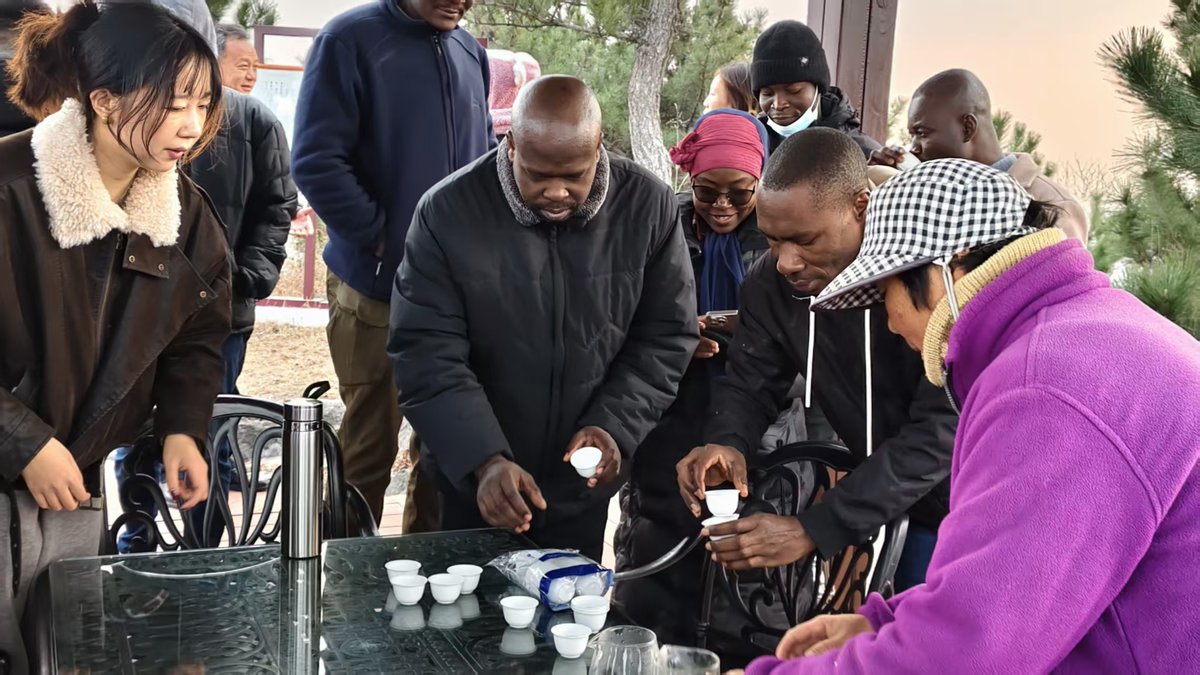 TouchShandong's tweet image. Recently, #expats from countries including Tanzania and Pakistan visited Shengzhuang Town in Taishan District and Ningyang County in Tai'an City, where they immersed themselves in a series of distinctive traditional Chinese cultural activities. They savored the rich aroma of