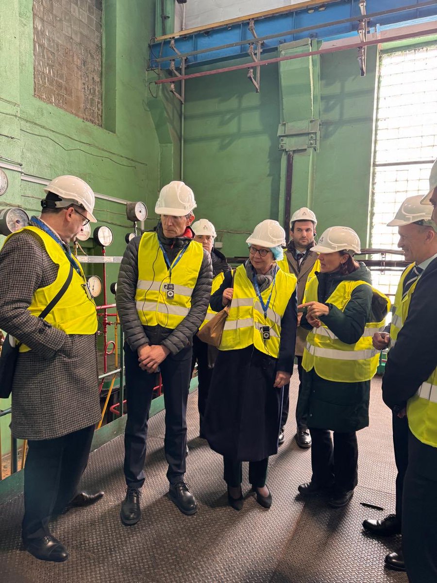 EBRD's tweet photo. Our delegation led by @OdileRenaud is in Moldova today. The visit has started from the northern city of Bălți, where we have rehabilitated district heating plant to provide efficient heat supply in Moldova’s second city. https://t.co/cGau7JRFZs