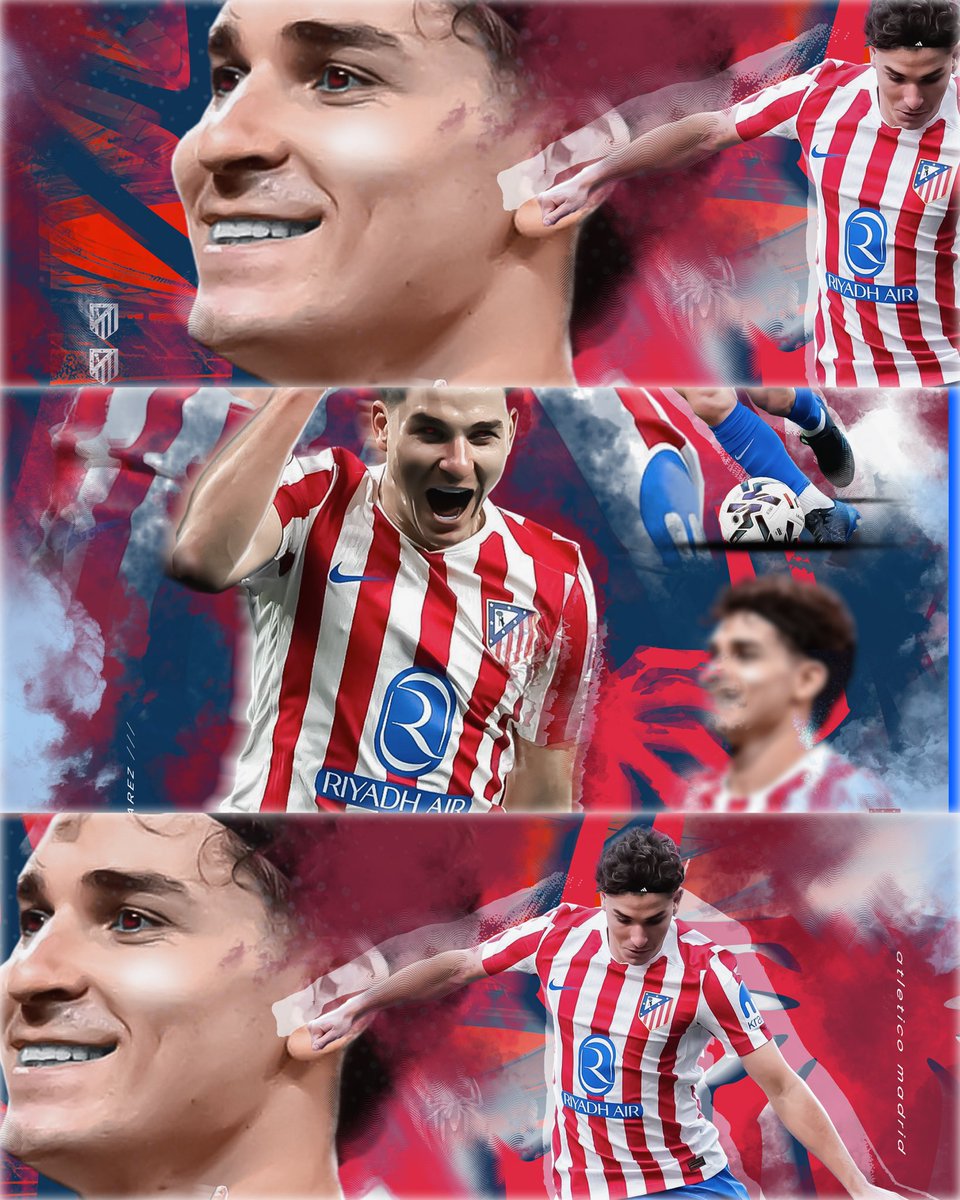 Em3rsnd's tweet photo. 𝑗𝑢𝑙𝑖𝑎𝑛 𝑎𝑙𝑣𝑎𝑟𝑒𝑧 // @juliaanalvarez 

.
.
.
.

@atleticodemadrid @afaseleccion 

~

#julianalvarez #atléticomadrid #football #design #football https://t.co/tC9KH60PzF