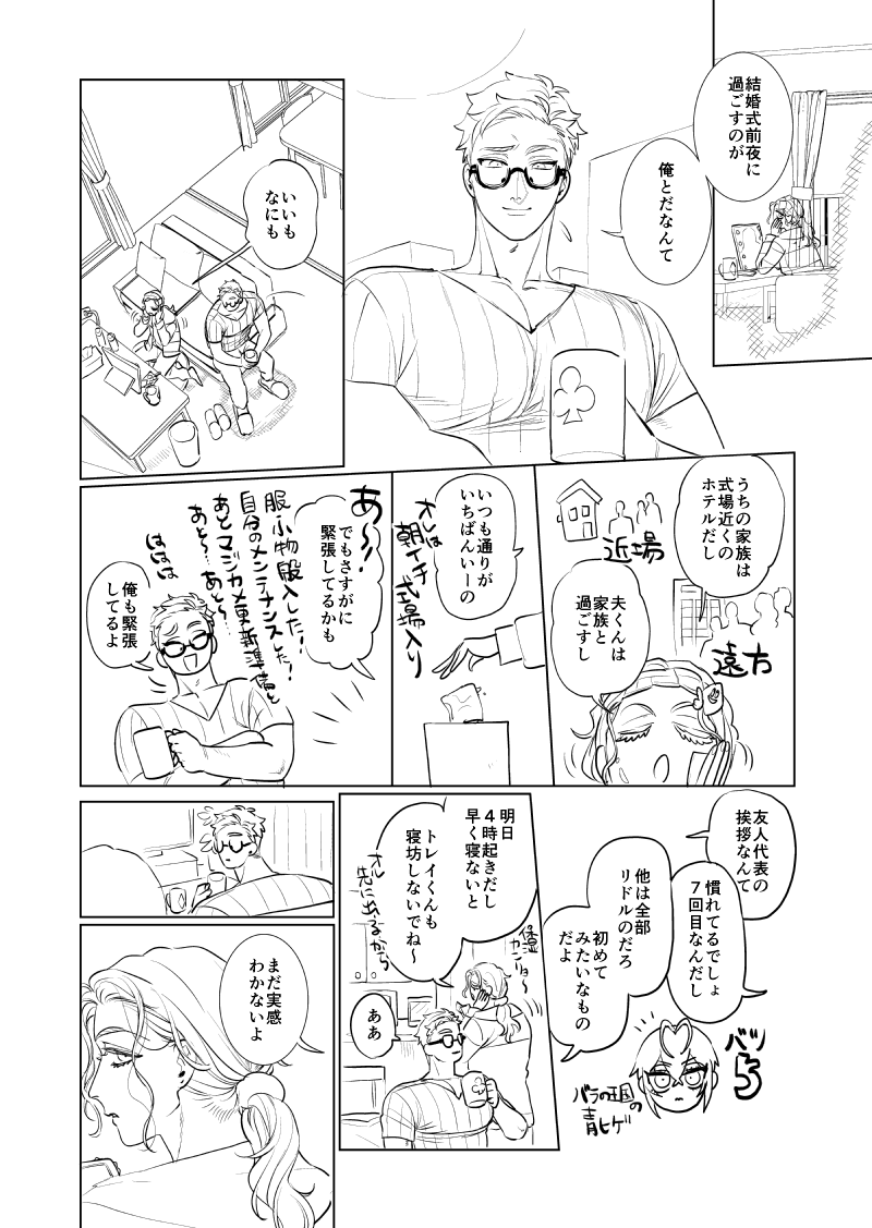 ♣️♦️『結婚前夜トレケイ』(2/3) 
