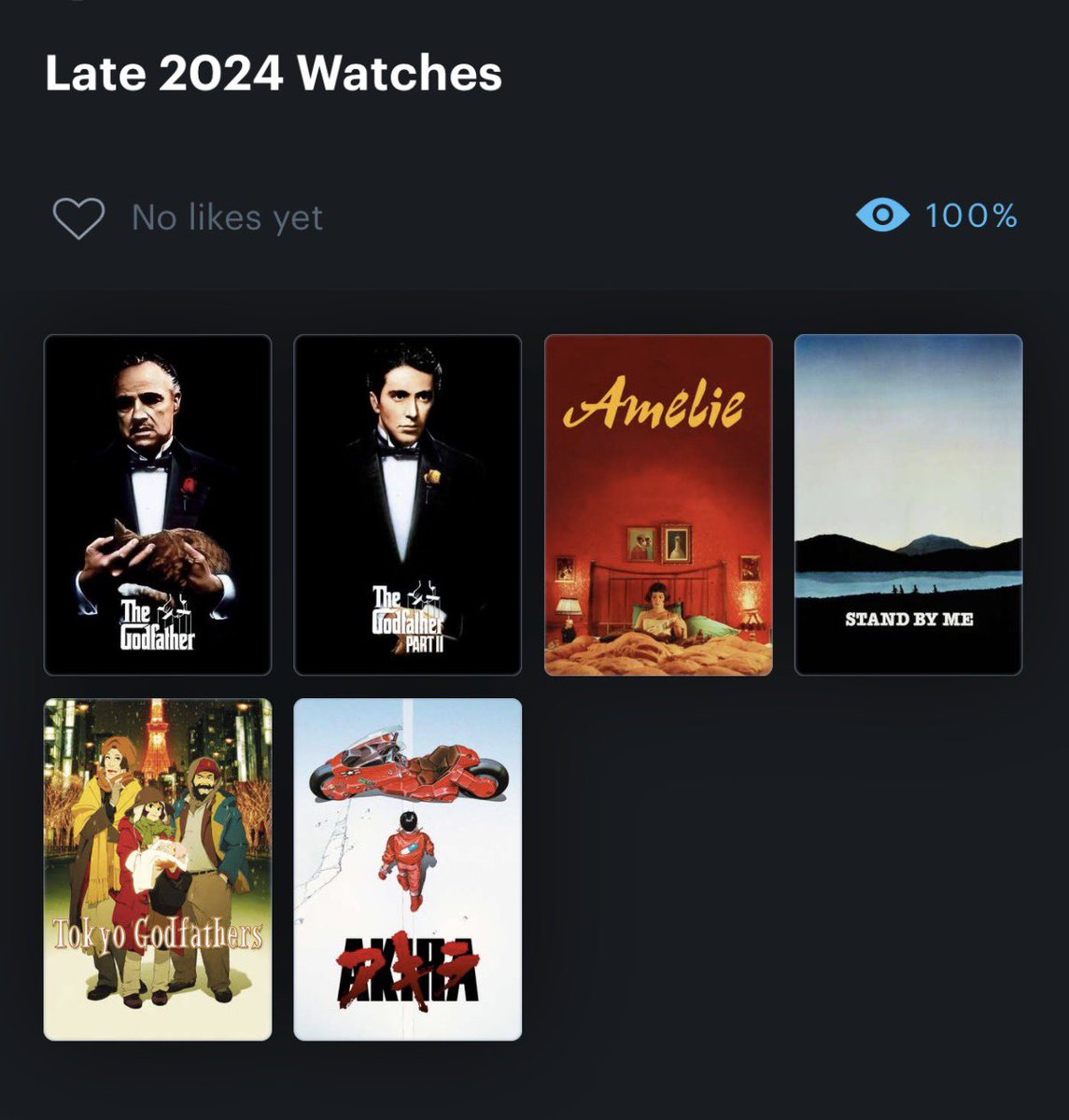 TokenOTT's tweet image. Late 2024 &amp;amp; 2025 Films watched. I will become the #1 Cinephile someday