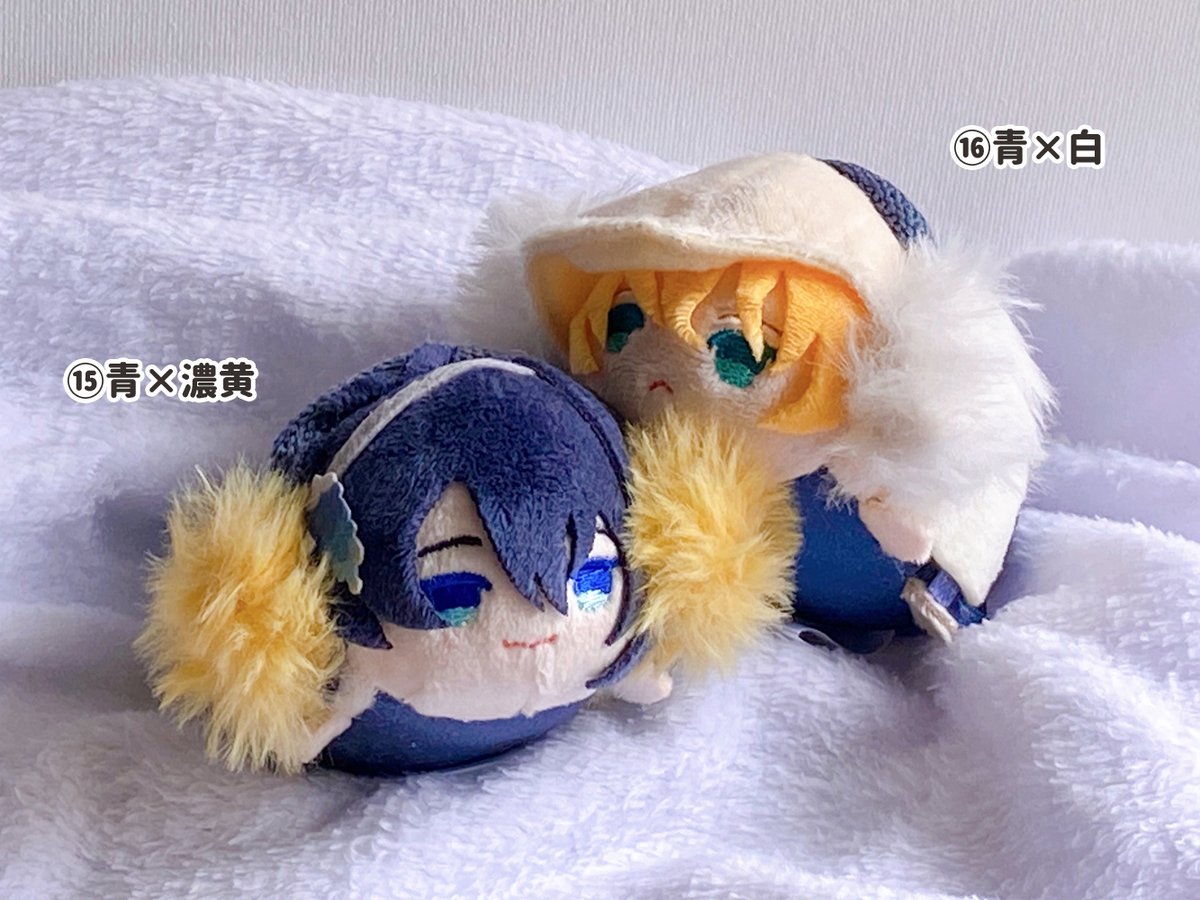 シンプルな形状なので見本のぬい以外にも割と幅広くお使いいただける