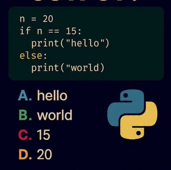 JigaMan1245's tweet image. #Pythonquiz what is the answer