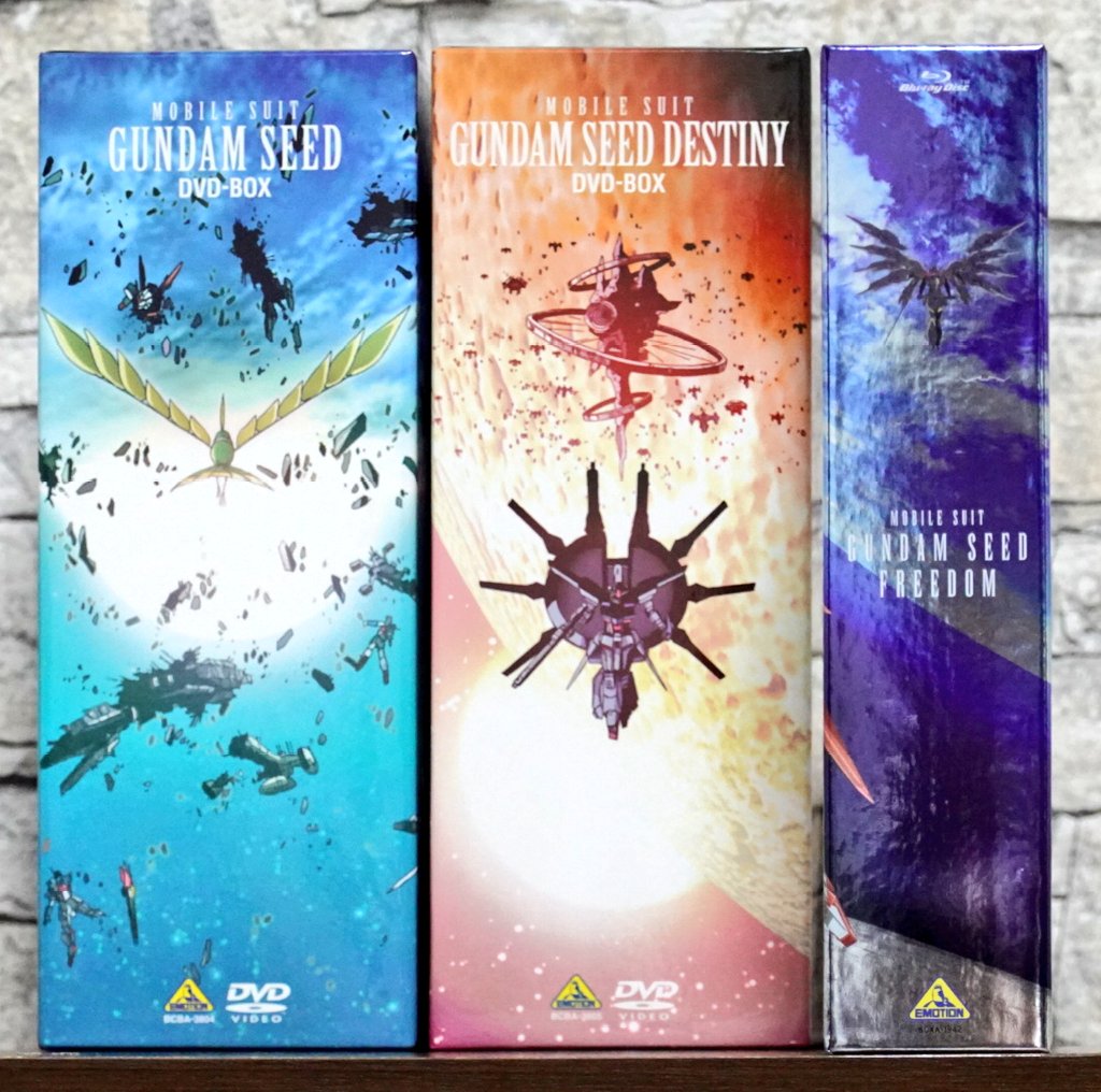 SEED』DVD-BOX(2010年発売) 『DESTINY』DVD-BOX(2010年発売) 『FREEDOM