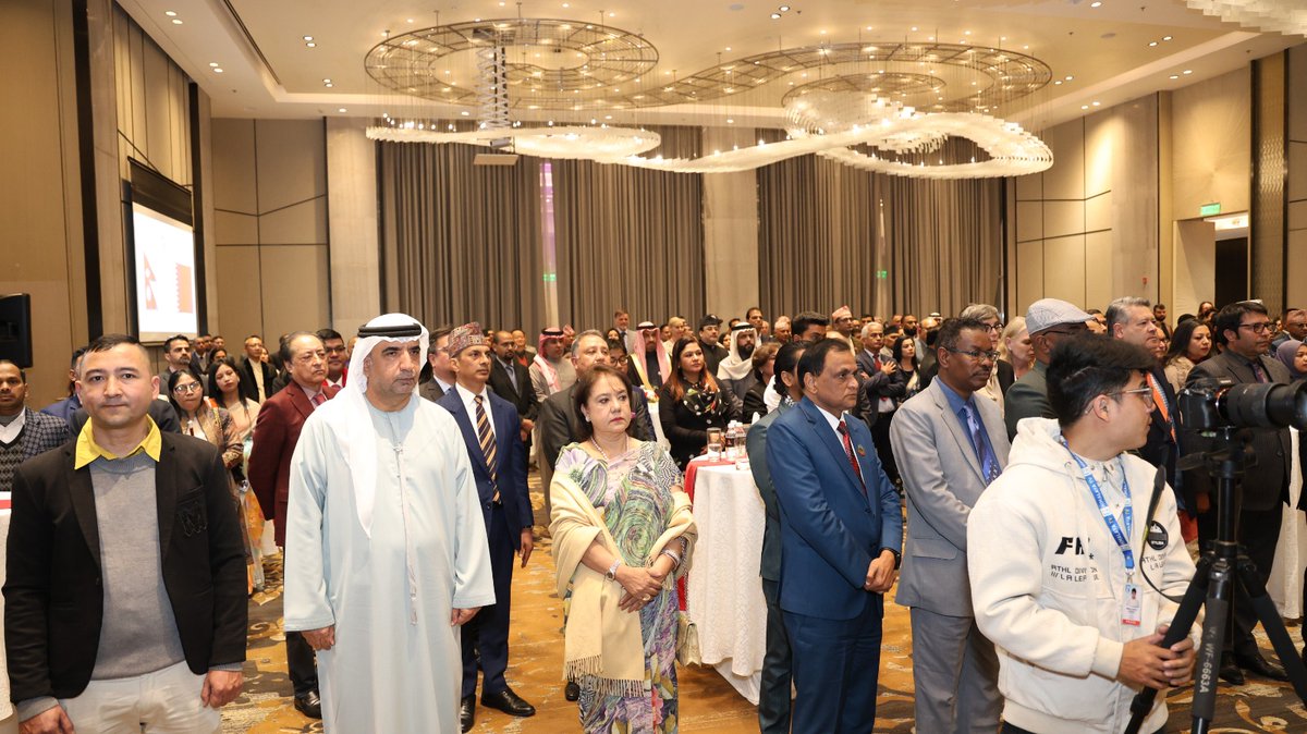 QatarEmb_KTM's tweet image. سفارة دولة قطر لدى نيبال تقيم حفل استقبال بمناسبة اليوم الوطني
#QND
#قطر
#اليوم_الوطني