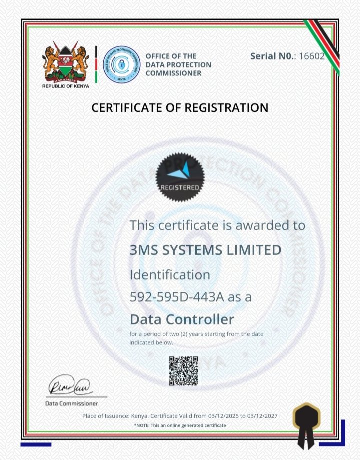 MunyiTonny's tweet photo. @https://www.3mssystems.co.ke/contact 
👉🏽“Data protection compliance is part of how we do business.”👇🏽 #events #kenya #sound https://t.co/bmygAU1shG