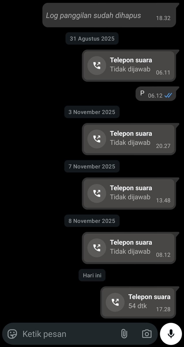 Tumben diangkat 🤭 biasanya enggak ☺️