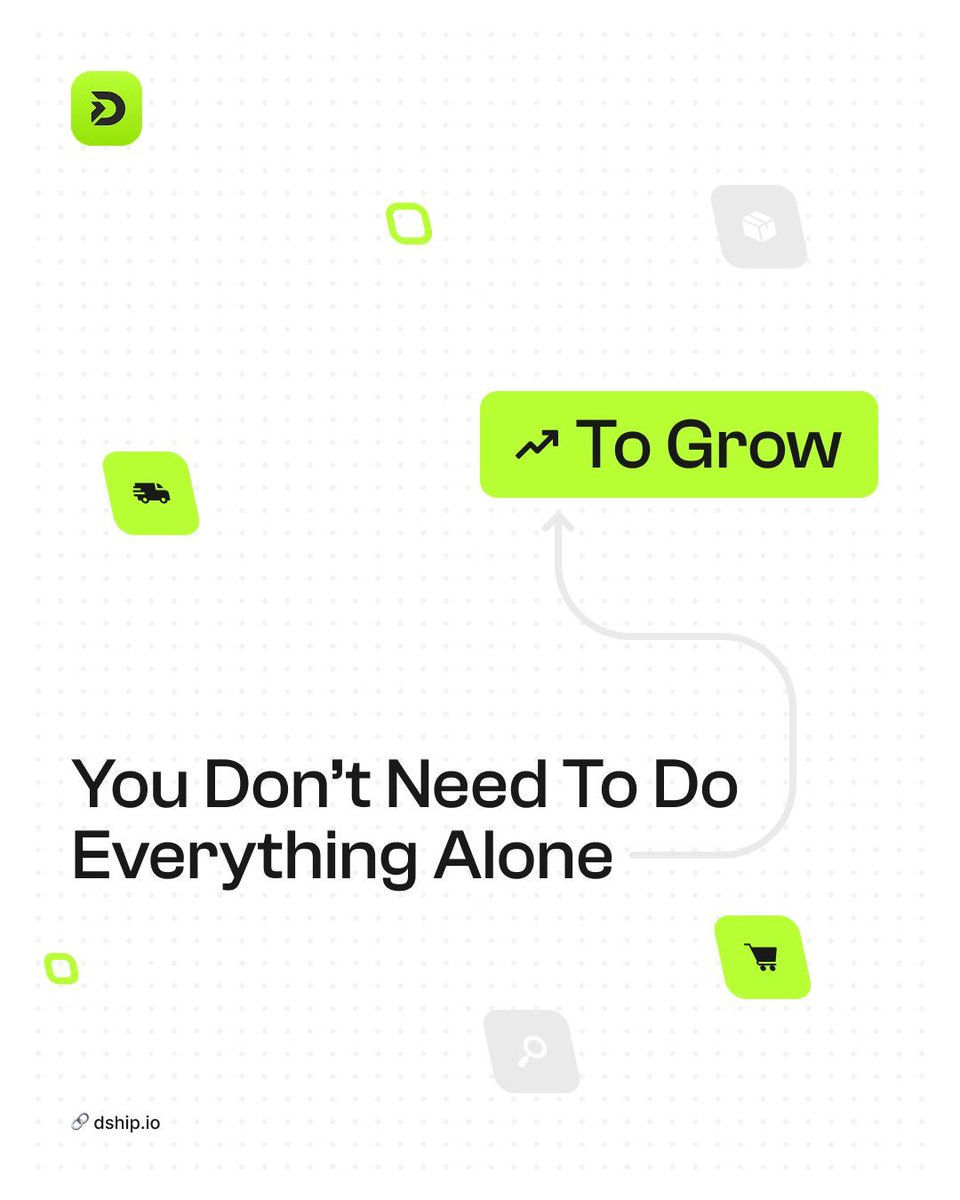 Dshipio's tweet photo. Great businesses grow with the right support 🤝

With DShip, you get a personal manager + 24/7 WhatsApp support 📲
Focus on growth — we’ve got your back 🚀

Start today → https://t.co/VXC2j6UIiw

#DShip #Ecommerce #Dropshipping #EntrepreneurLife #SellMoreWorkLess https://t.co/l3X9NBvpQj