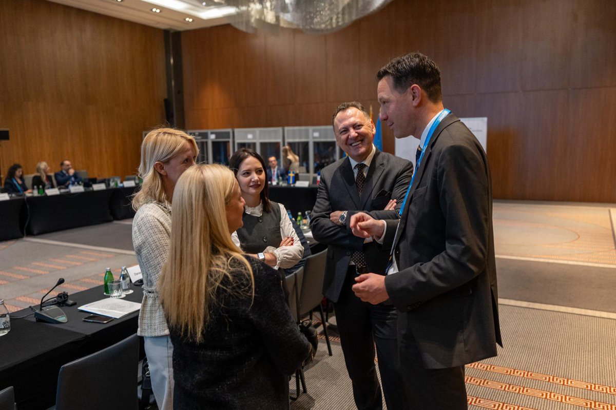 Pleased to team up with <a href="/UNODC/">UN Office on Drugs & Crime</a>, <a href="/FranceMacedoine/">France en Macédoine du Nord</a>, <a href="/MFA_MKD/">MFAFT North Macedonia 🇲🇰</a>, <a href="/kireilioski/">KIRE ILIOSKI</a>, <a href="/columbia_rita/">Rita Columbia</a> and others for important conference in Skopje this week on Trafficking in Persons and Migration Smuggling. Key importance of regional cooperation and innovative use of new technologies. 🇸🇪 🇲🇰