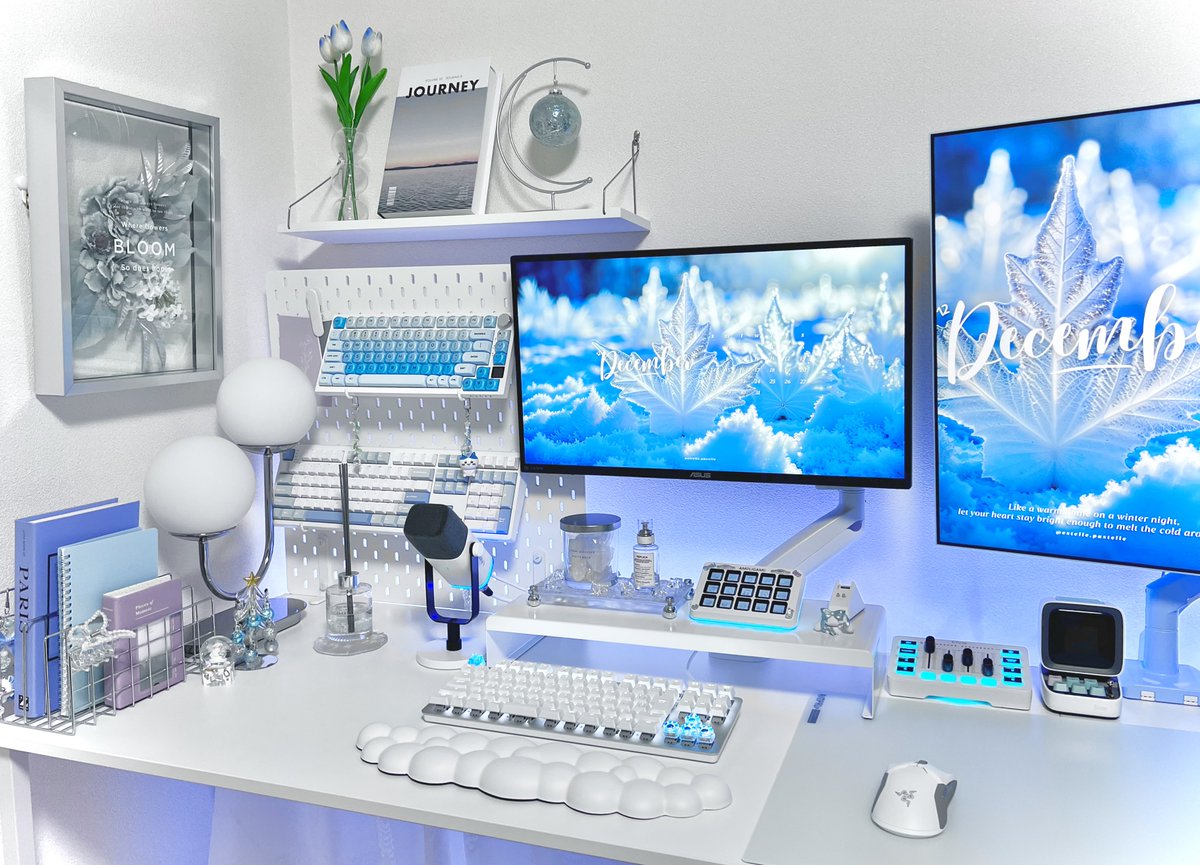 hachi___gaming's tweet image. 届いたIKEAのランプを設置してみたけど
想像以上に大きくて配置に悩み中...🥹💭
デスクの奥行きもっと欲しいな〜❕
ついでに昇降デスクに変えたい🫶🏻

#desksetup #IKEA購入品