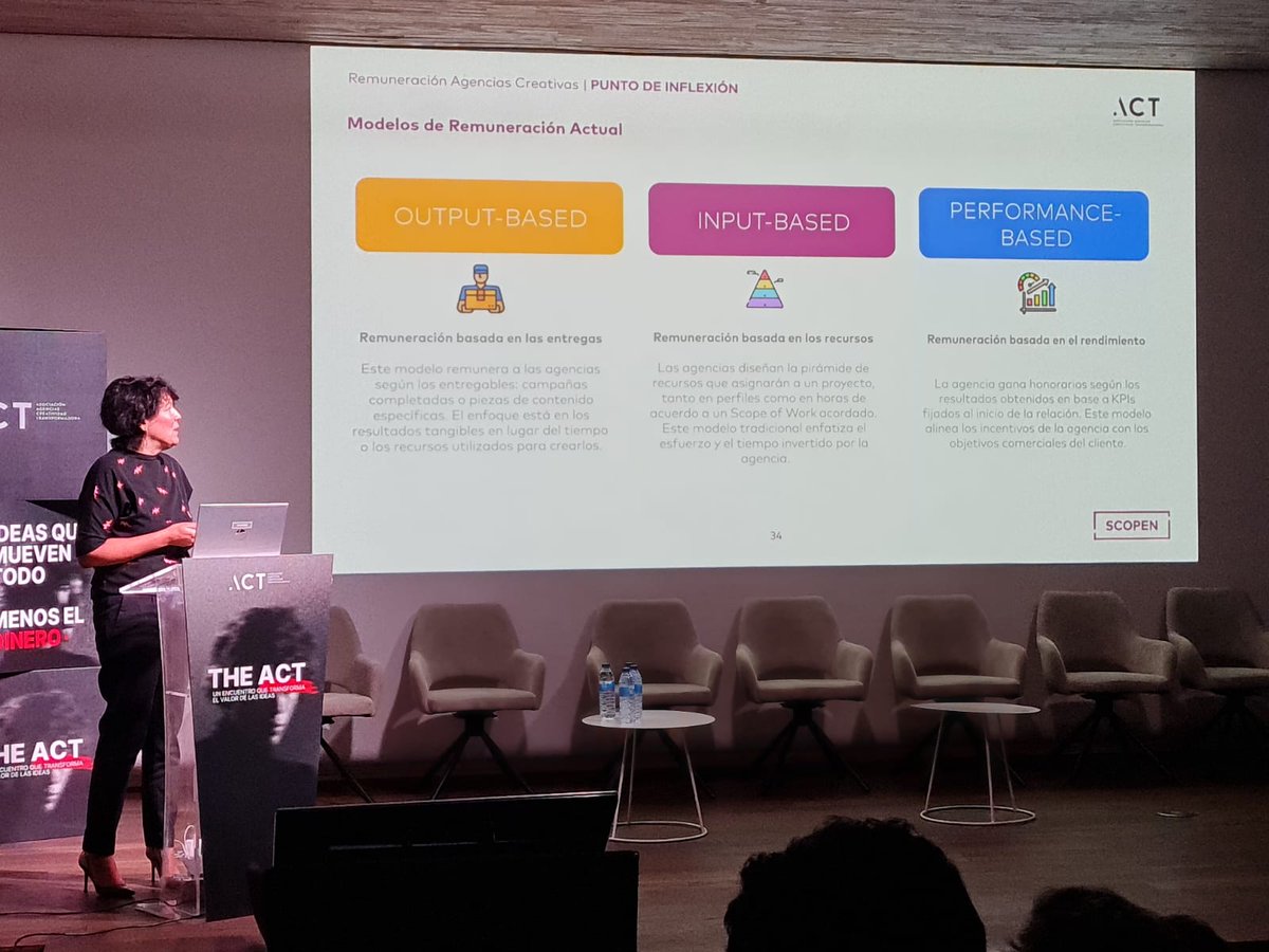 "La #remuneración debe estar
 adaptada al servicio, 
y dependerá del valor de este"

Patricia Chávez, Consulting Director de SCOPEN habla de la situación actual de la #remuneración de las #agencias 

En The ACT de <a href="/AcreatividadT/">Asociación de Agencias Creatividad Transformadora</a>