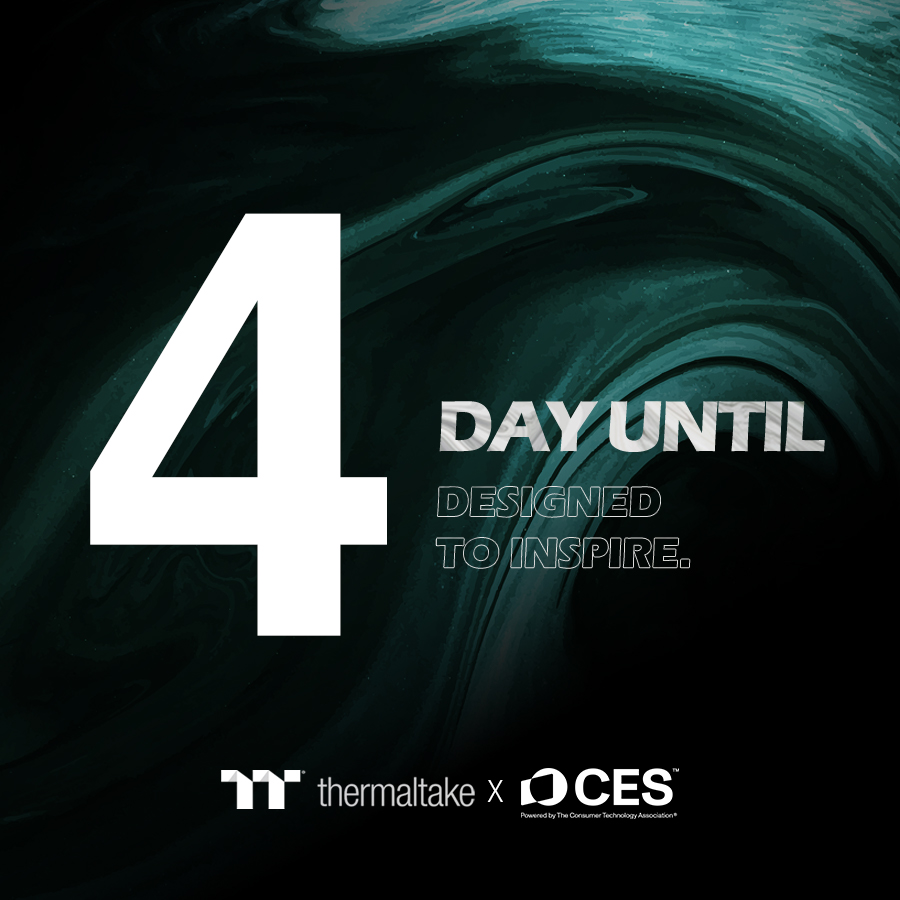 Thermaltake_UK_'s tweet image. 4 days to go.
The countdown begins. Innovation, performance, and next-gen cooling are heading to CES 2026.
🔥 Built to perform.
📍 Las Vegas
📅January 06–08, 2026 | 09.00–18:00
🔗Event Page: reurl.cc/xK3Q9e
#Thermaltake #CES2026 #BuiltToPerform