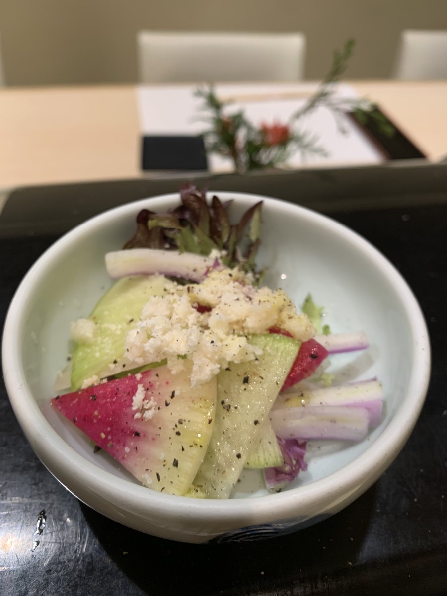 sushi_tetsu's tweet photo. 鎌倉野菜のサラダ https://t.co/ytKetWj0rx