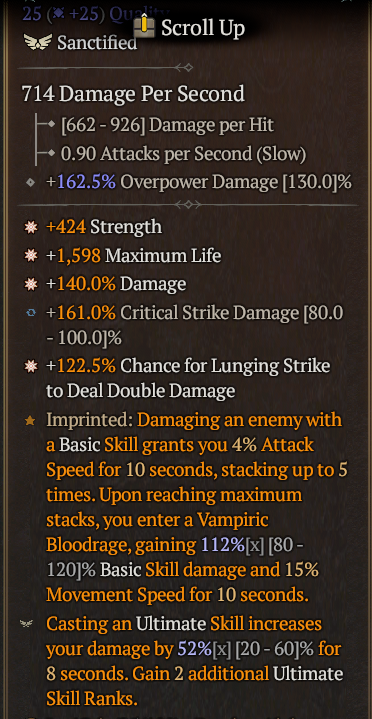 ZarkaTwitch's tweet photo. @ChronikzTR @Diablo a little bust for my lunging strike :') https://t.co/JF8nDnkupw