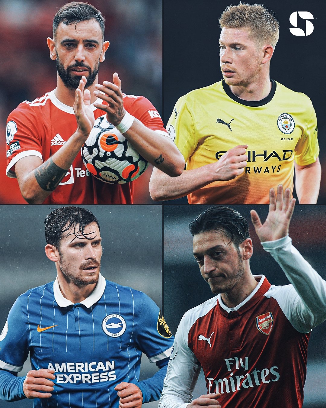 بحسب Squawka | على مدار العشر مواسم الماضية في الدوري الإنجليزي الممتاز، لم ينجح سوى أربعة لاعبين في صناعة أكثر من 10 فرص في مباراة واحدة: 12 فرصة - مسعود أوزيل (2016/17). 10 فرص - باسكال جروب (2018/19). 10 فرص - كيفين دي بروين (2019/20). 10 فرص - برونو فيرنانديز (2021/22). هل سينضم أحد لهم هذا الموسم 2025/26؟ 