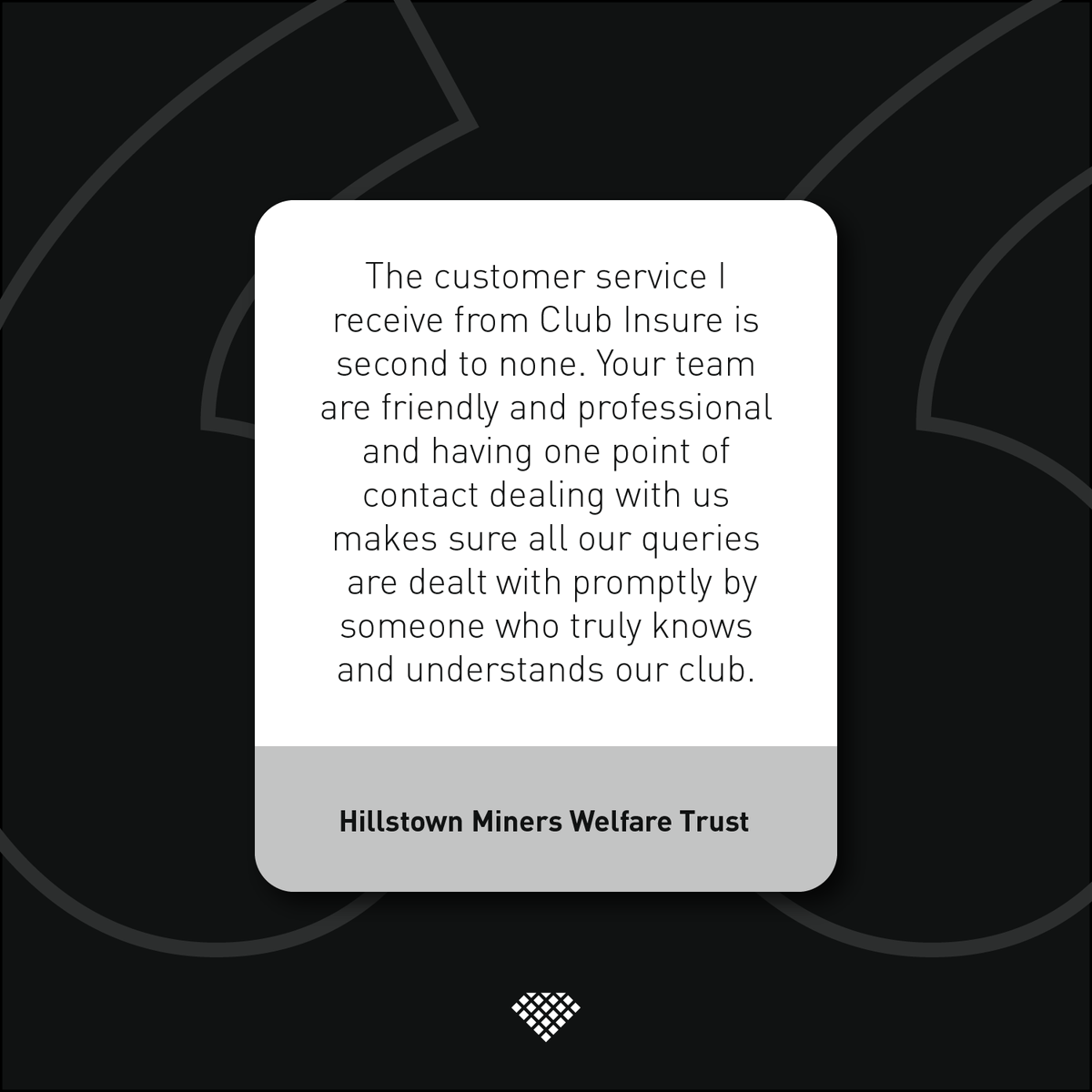 Personal service that truly knows you 💙

At Club Insure, we believe great insurance starts with real relationships. That’s why having a dedicated point of contact — someone who genuinely understands your club — makes all the difference. We’re thrilled to hear how much our