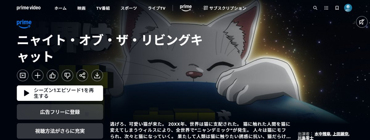 にゃんだこれは！ #ニャイト・オブ・ザ・リビングキャット