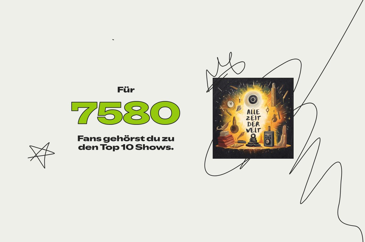 allezeit_pod's tweet image. Ihr seid ja komplett wahnsinnig. Vielen vielen Dank! 🥳

#spotify #wrapped2025