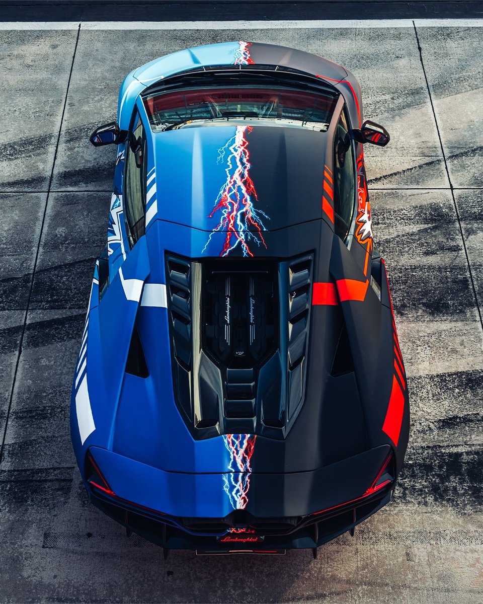 Lamborghini's tweet image. Lamborghini Revuelto rocked a special livery inspired by Sonic the Hedgehog at Imola Comics and Games. The ultimate fusion of speed and pop culture is complete!