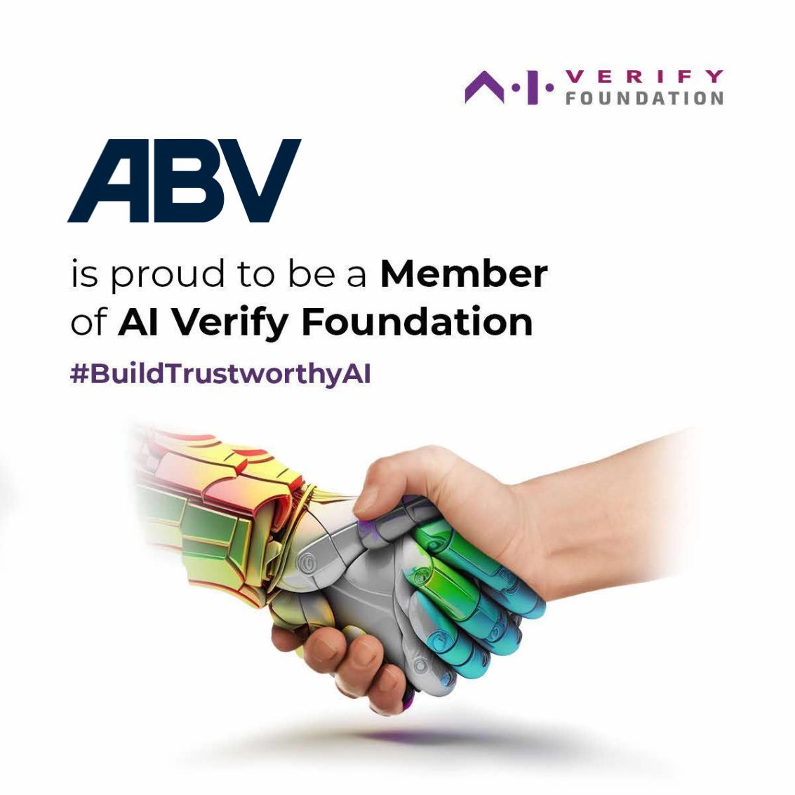 We’re excited to share that ABV has joined the AI Verify Foundation <a href="/IMDAsg/">Infocomm Media Development Authority of Singapore</a> 

We’re contributing operational, enterprise-grade experience to the development of practical and verifiable standards for AI safety and governance. 

This supports organisations in highly regulated
