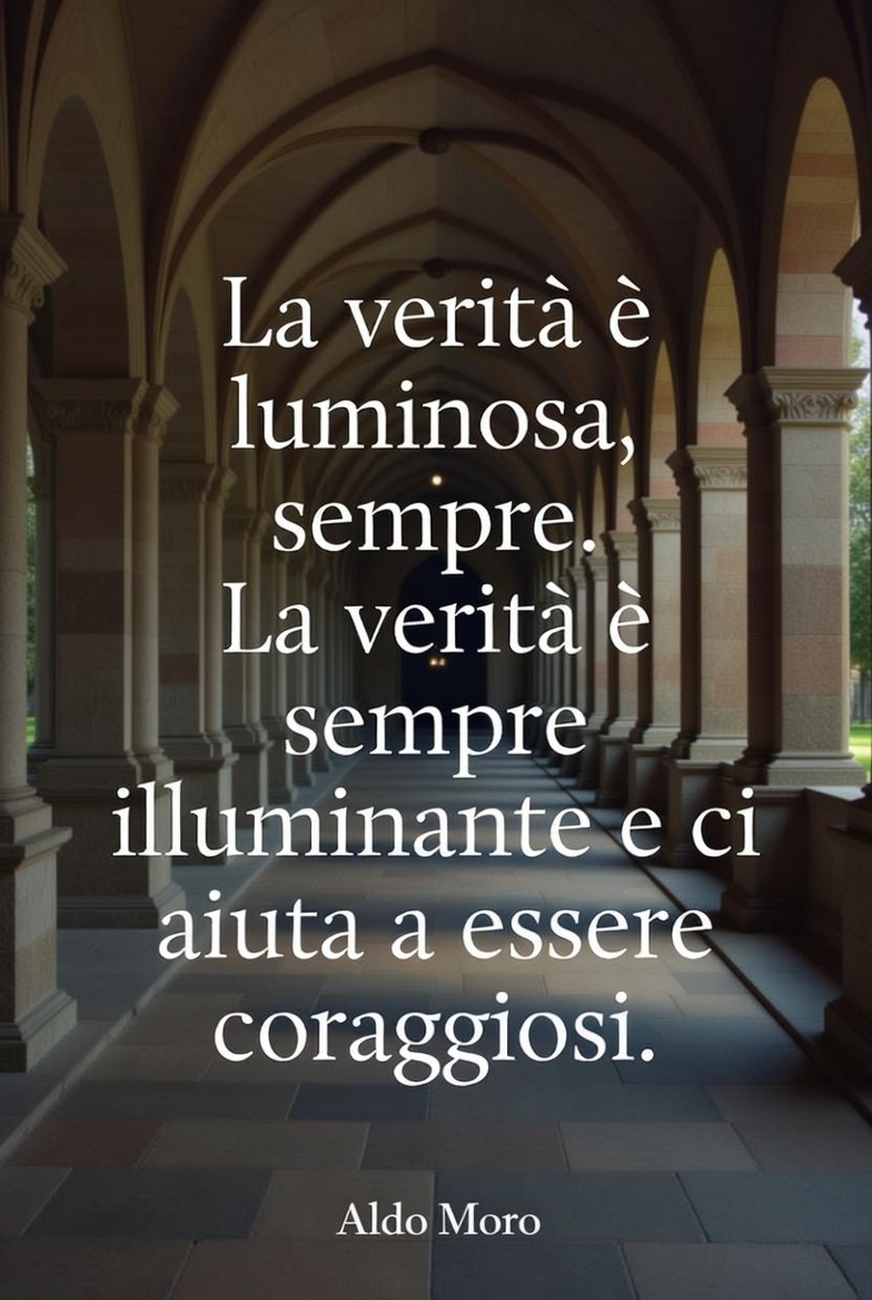 I asked Grok to illustrate this quote from Aldo Moro: