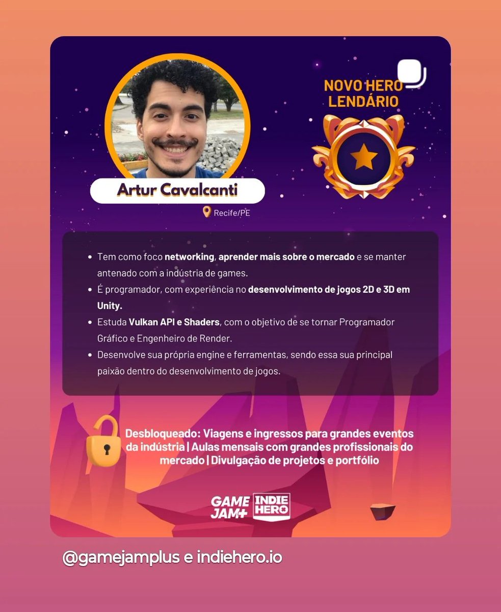 74engine's tweet image. Achieved "Legendary Hero" status at Indie Hero! 

My goal is to become a Graphics Programmer. I'm a CS student building my own engine and Vulkan projects alongside my studies. 

Let's connect! ☃️🦅

#gamedevelopment #GraphicsProgramming #Vulkan #indiegame