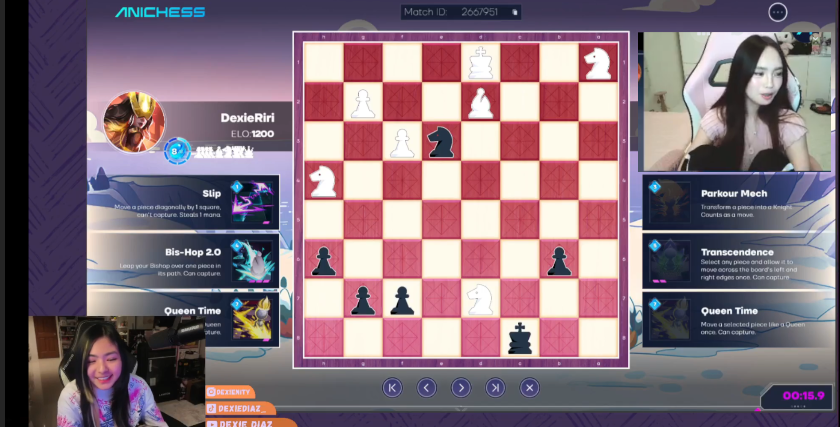 Congratulations Queen SEYRAH for winning match 2 against Dexie! 🥳 they both even played Anichess casual after that epic battle!🥹

$CHECK out her LIVE below icymi fam!
<a href="/AnichessGame/">Anichess</a> making waves on FB!! 🔥🔥