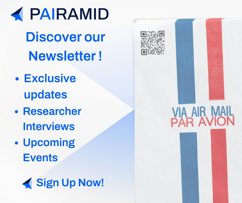 As the year wraps up, #pAIramid has one last update for you! 🎉
Our final 2025 newsletter is on its way, with project highlights, upcoming events and stories from the people behind the research.
Sign up at pairamid.eu to stay informed. ✈️