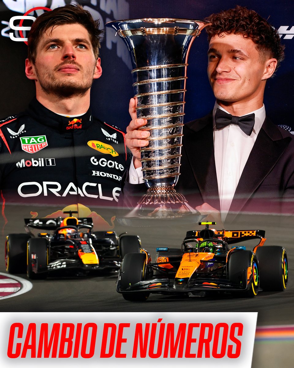 🔢 ¡CONTINÚA LA TRADICIÓN!

🟠 Lando Norris, flamante campeón de la Fórmula 1, la temporada que viene dejará su clásico número 4 para pasar a usar el 1, el cual está reservado para quien posee el título de la categoría

🔄 De esta forma, Max Verstappen deberá abandonar el mismo y