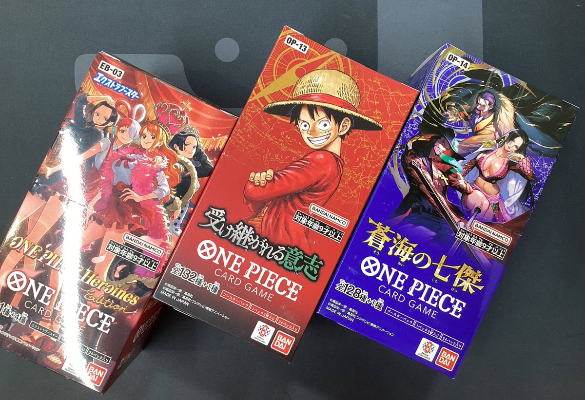 ワンピースカード販売情報】 ・受け継がれる意志 ・蒼海の七傑