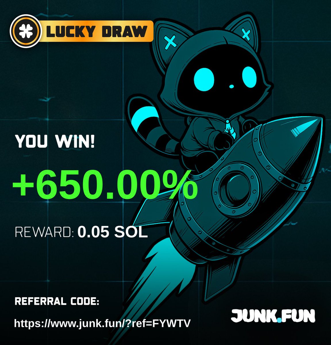 I'm up +650.00% by junking my dead memecoins on <a href="/junkfun_/">junk.fun</a> this week. Way too easy.
Thanks @mantanetwork and <a href="/bonk_inu/">BONK!!!</a>!
Junk your dead memes too: junk.fun/?ref=FYWTV