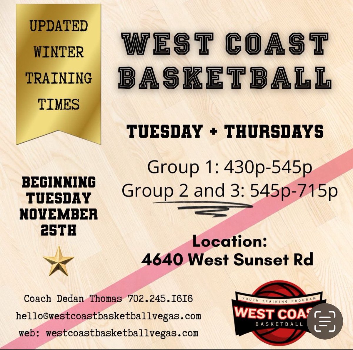 dedanthomas's tweet image. Westcoast Basketball Open tryouts every T/Th…