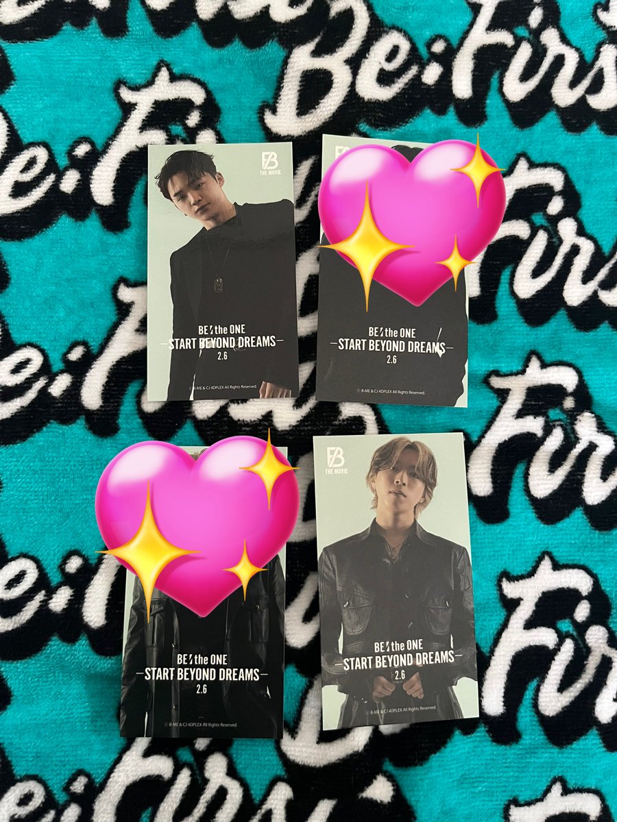BE:the ONE -START BEYOND DREAMS- BE:FIRST ムビチケ 特典 ステッカー