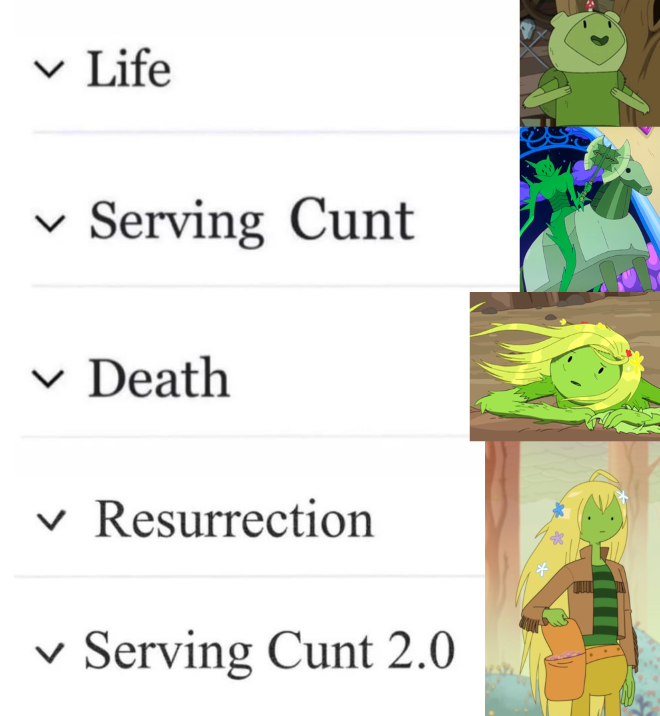 fionna and cake spoilers
. 
. 
. 
. 
. 
. 
. 
.
. 
. 
FERN THE GOAT IS ALIVE AND A TWINK