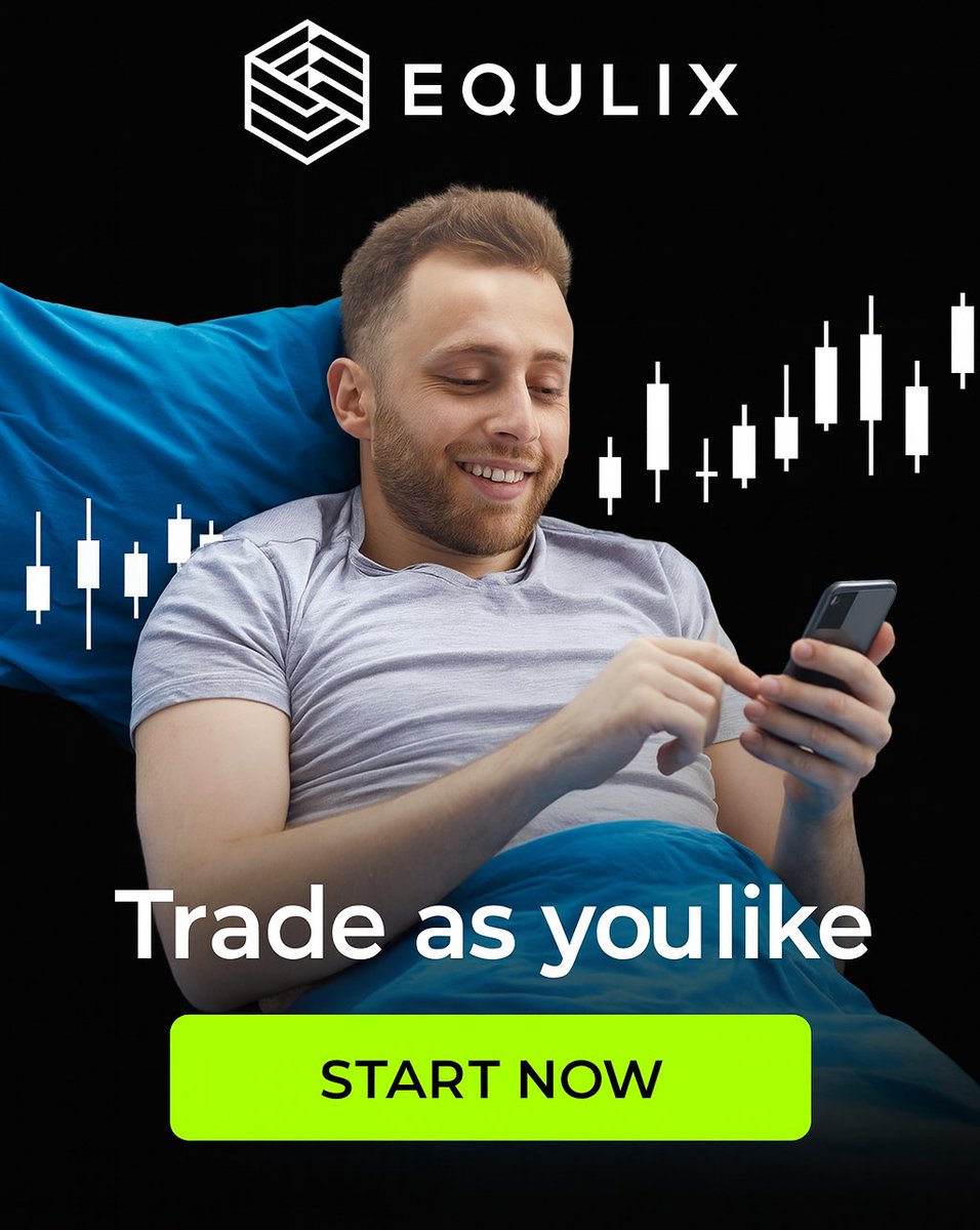 Trade on your terms.

Trade comfortably, trade confidently with Equlix🔥

👉 Start now - equlix.com/signup?lid=848…
#equlix #Trader