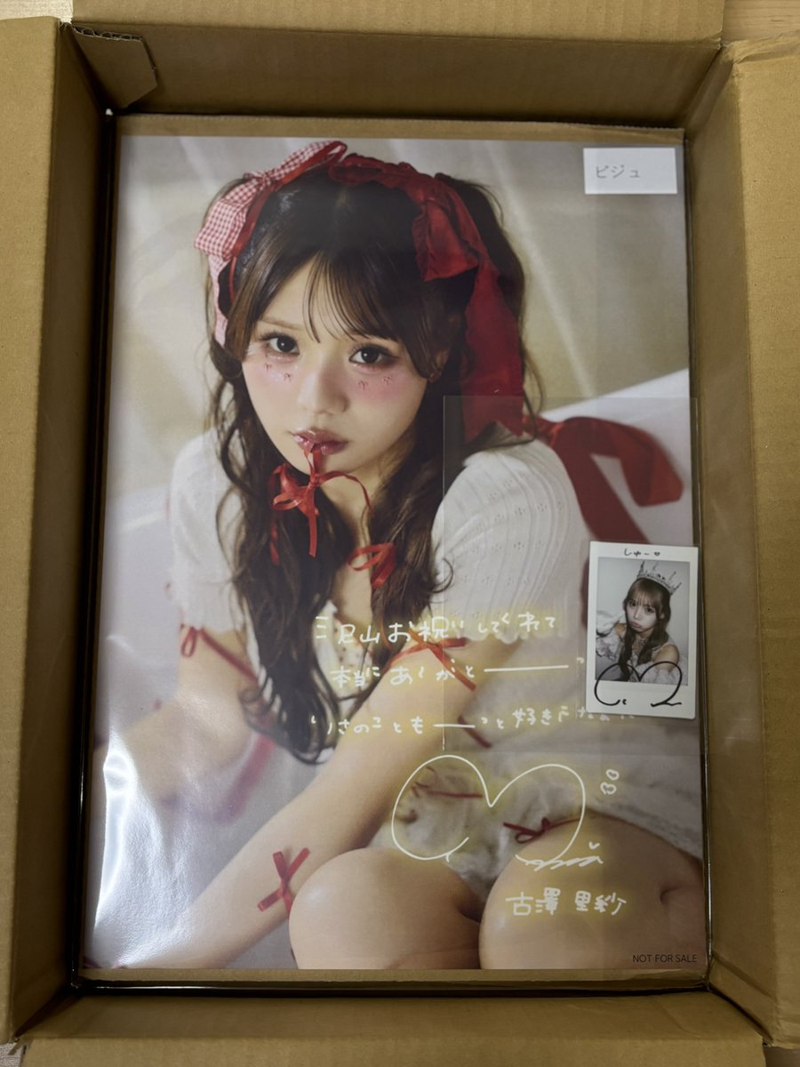 生誕オン特届いた！！ もうポスターも可愛すぎるしチェキもやばすぎて