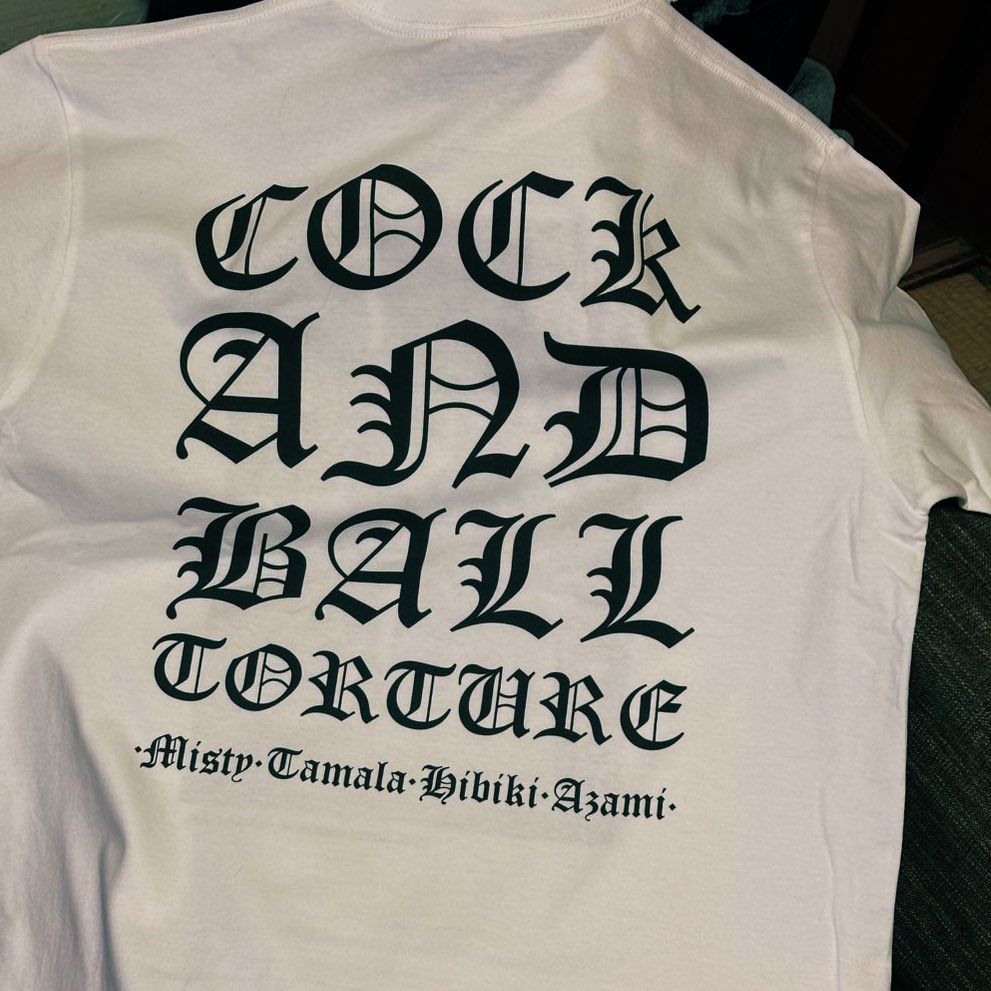 明日販売するTシャツ🐈‍⬛🔪✨
超限定、再販なし

是非に‼️CBT Tシャツはマニアック過ぎる

We sell this  super limited “CBT TSHIRT” on release party for THE NEWORDER MAGAZINE tomorrow!

Open 7-8pm (free entrance)
8-4:30am regular business