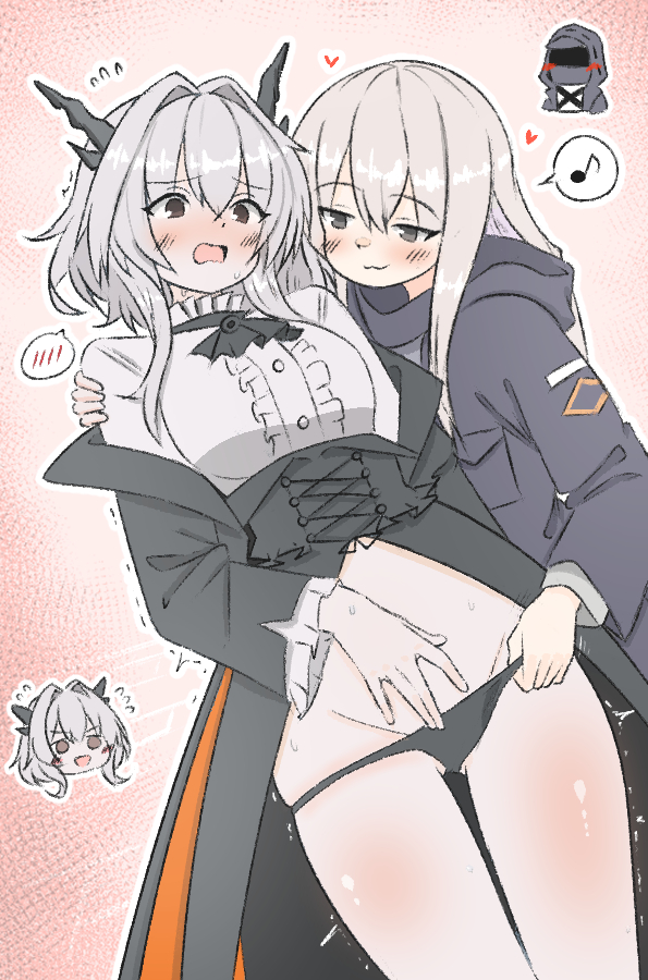 🔗 pixiv.net/artworks/13874…

タルラとドクター | GeneaKarin   
#アークナイツ #明日方舟 #Arknights #タルラ(アークナイツ) #女ドクター(アークナイツ) #百合 #yuri #백합