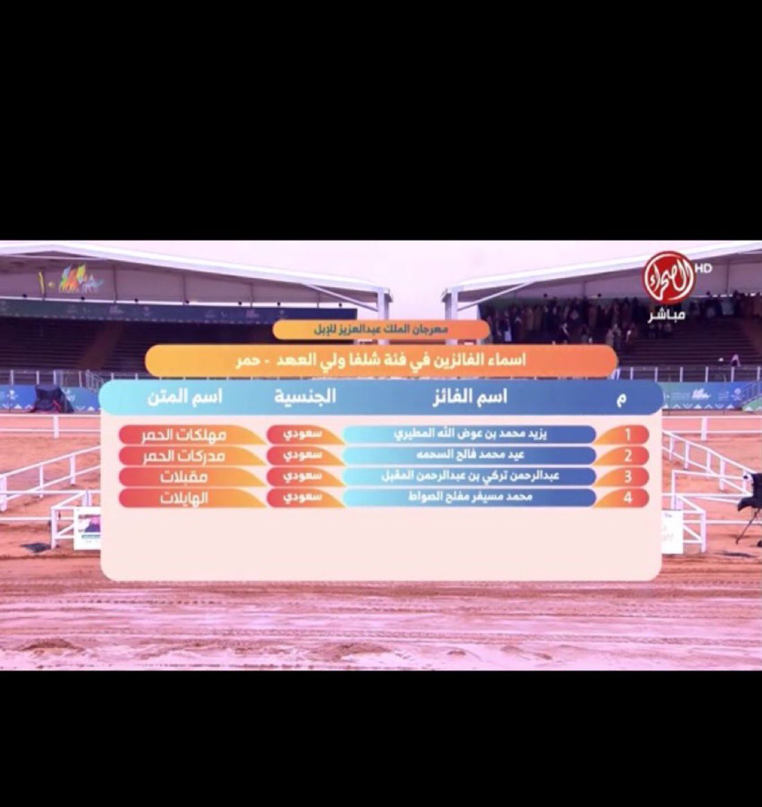 مبروك ياقعيد وتستاهل يبو محمد (قول وفعل) #مهرجان_الملك_عبدالعزيز_للإبل10