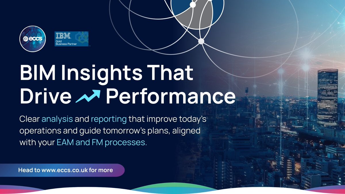 BIM insight that you can act on. ECCS provides analysis and reporting that sharpen daily operations and inform future development, aligning BIM, EAM, and FM data to enable efficient, auditable workflows.

#bimtechnology #bimfm #itconsultant #itspecialists #softwaredevelopers