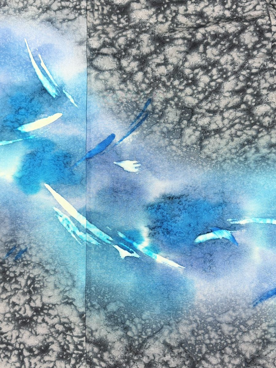 #今日のトルソーさん 2体目は小堀三千尋さん作の銀河のような付下げコーディネート🌌
身丈152,裄66.5,袖丈45.5㎝
名古屋帯372㎝
#袷着物 #着物 #kimono #着物コーディネート #リサイクル着物 #キモノ葉月 #キモノ葉月代田橋