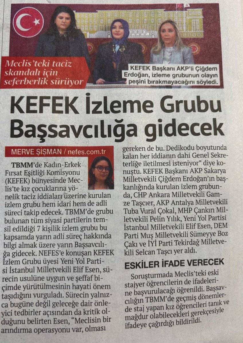 elifesendeva's tweet photo. "Süreç yalnızca bugüne değil geleceğe dair önleyici tedbirler açısından da kritik!"

 🎙️🗞️ : @nefesgazete  #KEFEK #TBMM #haber #gündem https://t.co/Q7ZmMzcY1I