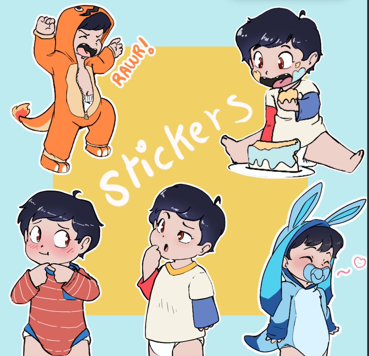 Stickers for <a href="/Little_Bataa/">Batbayar (Батбаяр)</a>