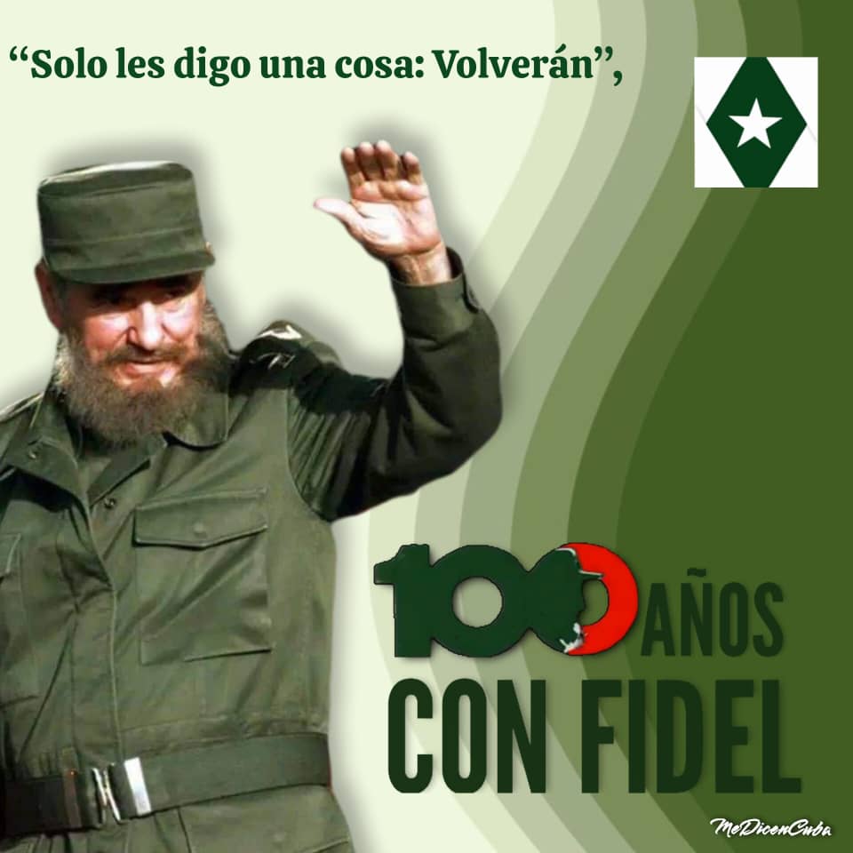 EloylvarezMart1's tweet image. #FidelPorSiempre y este pueblo sigue su ejemplo y espíritu de combate, siempre con la premisa de que #CubaVencerá 
#IndustriasCuba