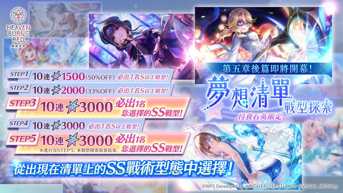 戰型探索預告】 明天12月19日10:00起，舉辦「第五章後篇即將開幕