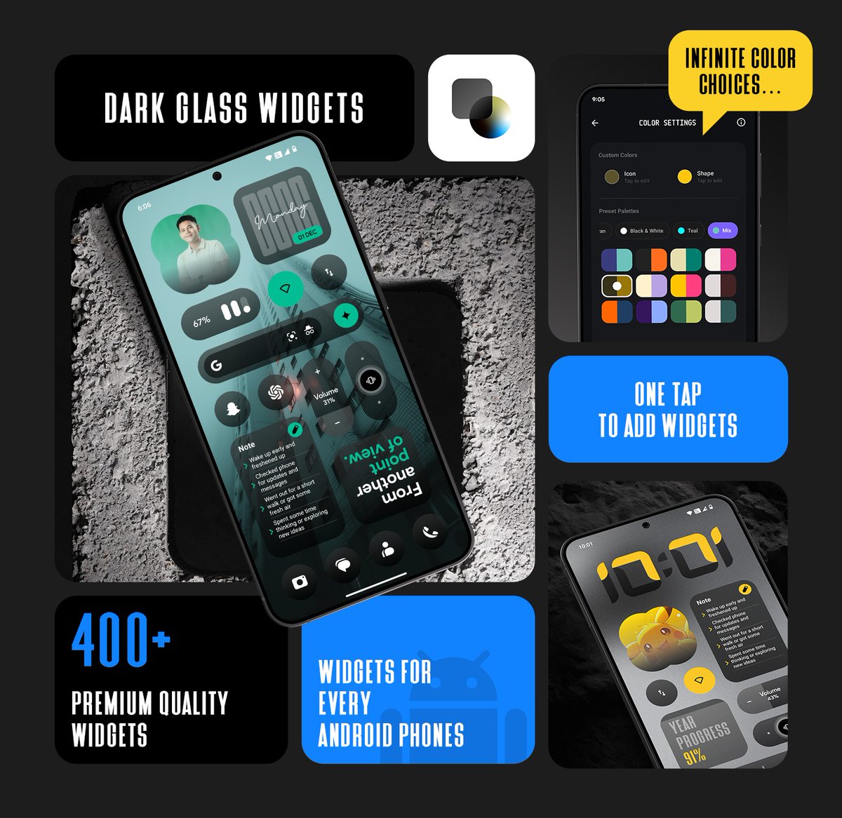 🚨 Mega Giveaway Alert 🚨

I’m giving away the Dark Glass Widgets app to 20 lucky winners!

How to enter:

> Like this post &amp; comment below.
> Repost appreciated.
> Follow <a href="/AppsLab_Co/">AppsLab</a> &amp; <a href="/Cartidise/">Noah Cat</a> (also optional).

Winners will be announced on Sunday.